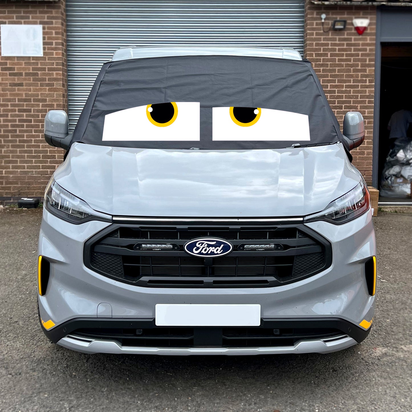 Ford Transit Custom 2 Screen Wrap - James Eyes