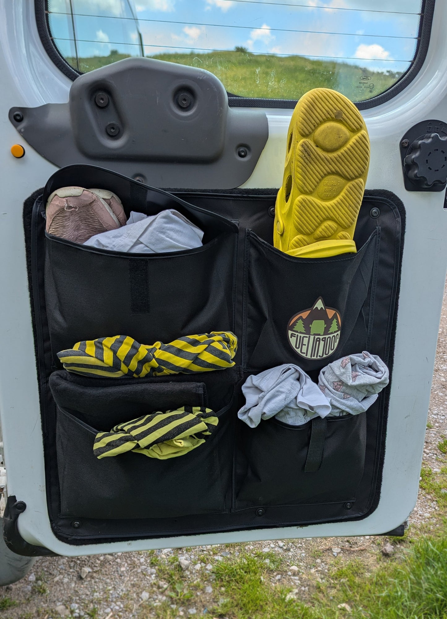 Ford Transit MK7 2000-2014 Barn Door Storage Pocket Organiser