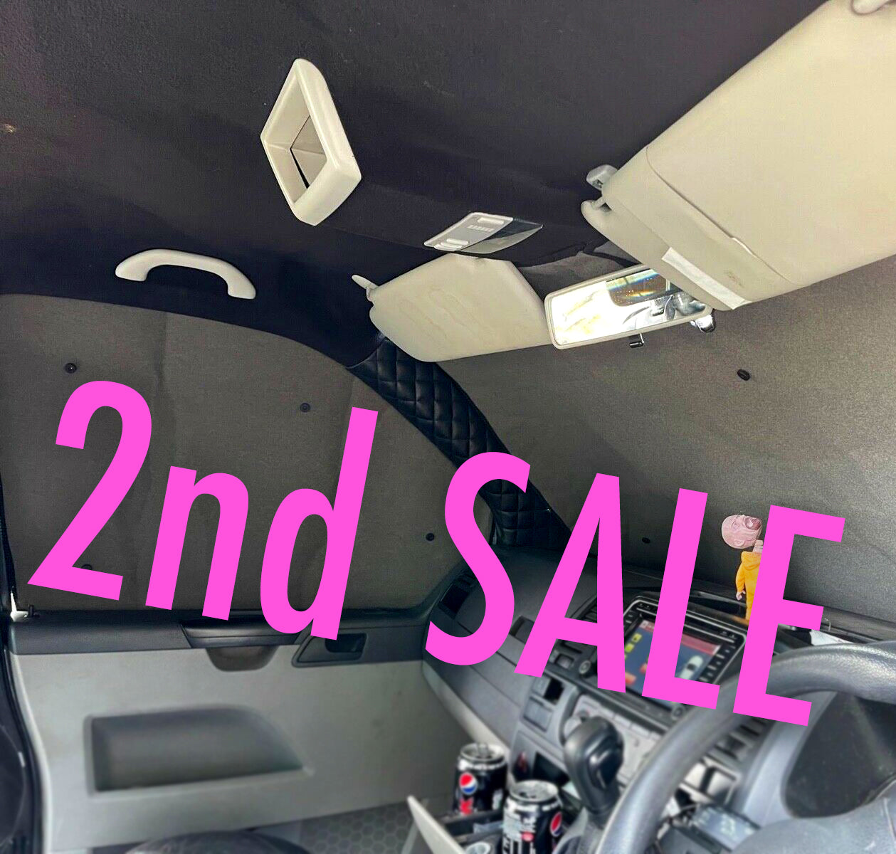 SALE 2nds Toyota Alphard Thermal Screens 3p Cab set GREY