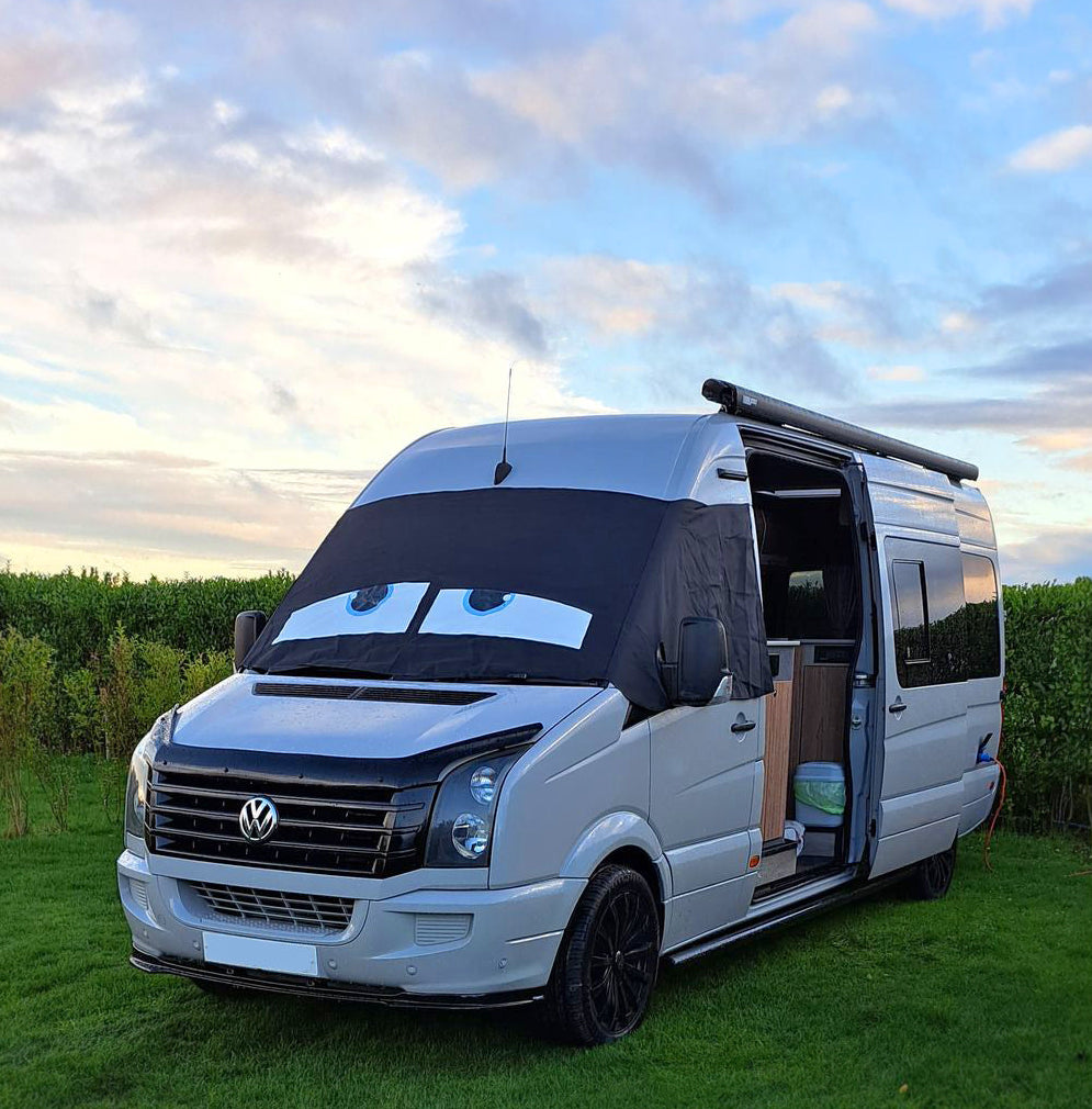 Voorruitafdekking voor Mercedes Sprinter 2019-2025, waterdichte voorruit, externe thermische voorruit, sneeuw, ijsbescherming, stof, zonwering, wrap afdekking Voorruitafdekking voor Mercedes Sprinter 2019-2025, waterdichte voorruit, externe thermische voorruit, sneeuw, ijsbescherming, stof, zonwering, wrap afdekking