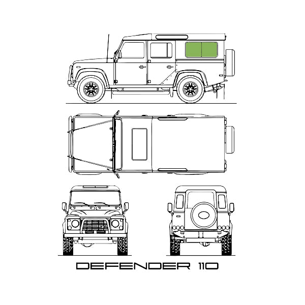 Land Rover Defender 110 - Thermal Screens