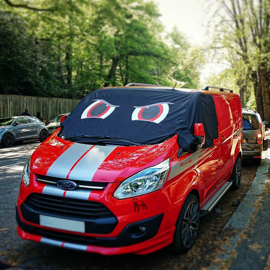 luolety Frontscheiben Abdeckung für Ford Transit Custom 2012-2022 luolety Frontscheiben Abdeckung für Ford Transit Custom 2012-2022