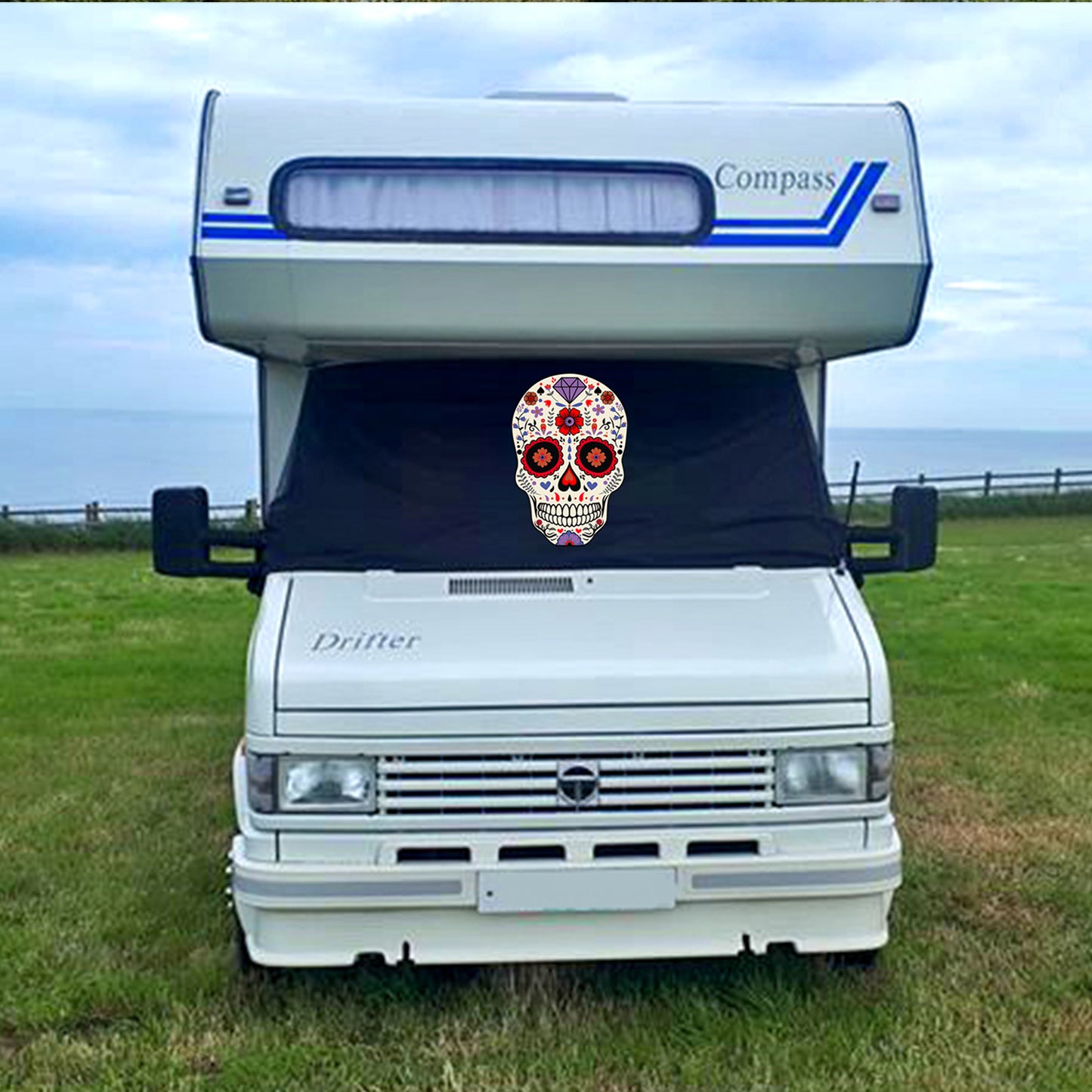 Talbot Express 1981–1993 Screen Cover - Sugar Skull