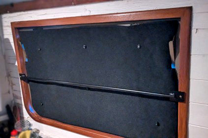 Narrow Boat Window Internal Insulated Thermal Blinds