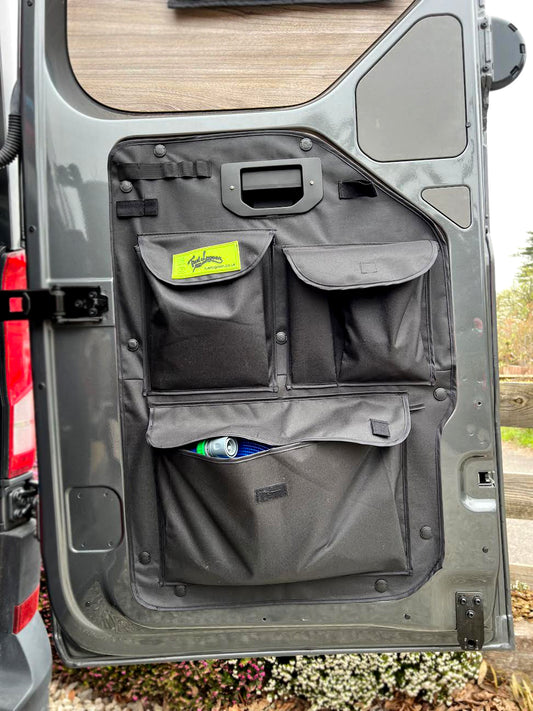 2ND SALE Crafter / Sprinter 2017+ Barn Door Storage Pocket Organisers