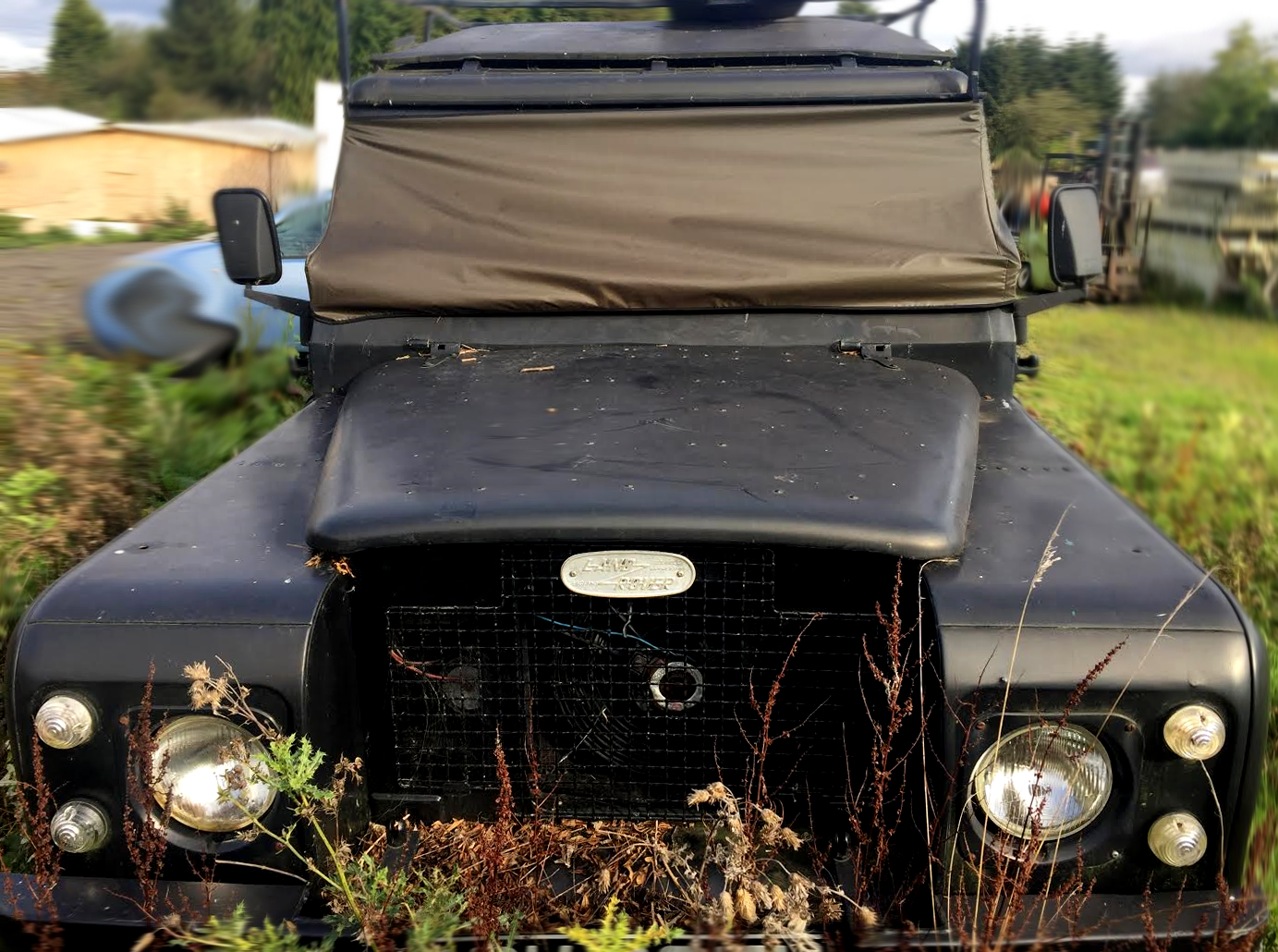 Land Rover Series - Deluxe Screen Cover (BLACK)