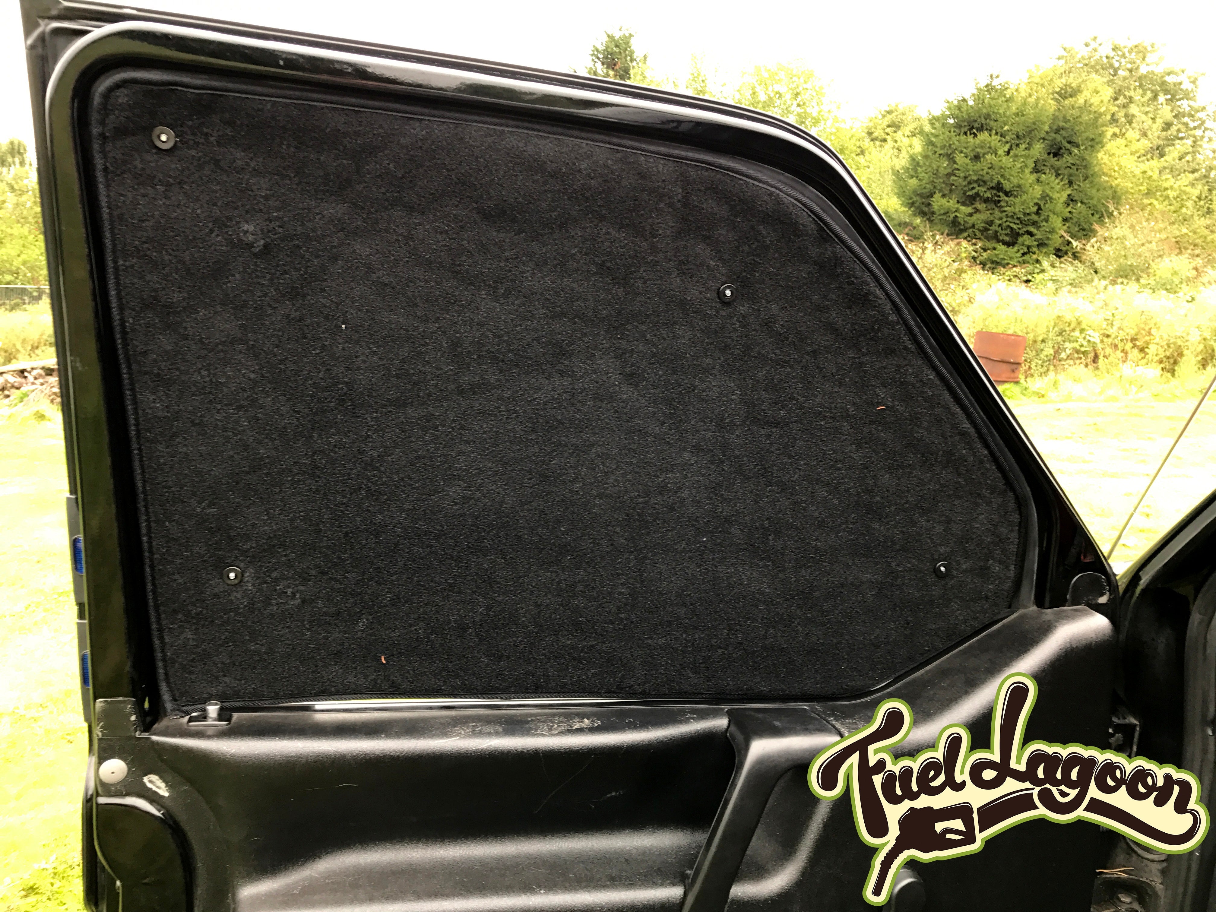 UK CUSTOM COVERS Tailored Black Screen Wrap Frost Cover For VW Transporter T4 - Waterproof, 600D PU Coated, Storage Case Included
