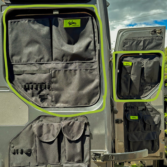 VW Crafter 2017+ Barn Door Storage Pocket Organisers (B)