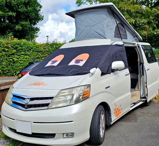 Toyota Alphard Screen Cover - Blaze Eyes