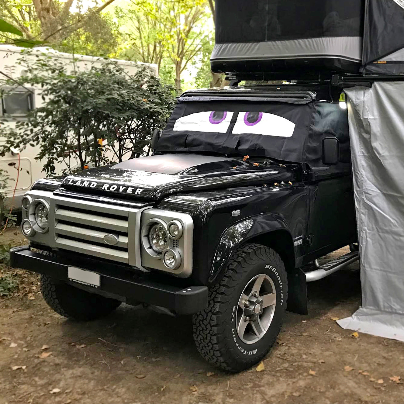 Land Rover Defender Screen Cover - Danny Eyes