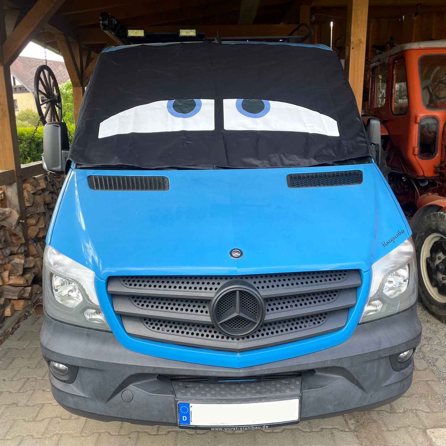 VW Crafter, Mercedes Sprinter Screen Cover Eyes - Danny