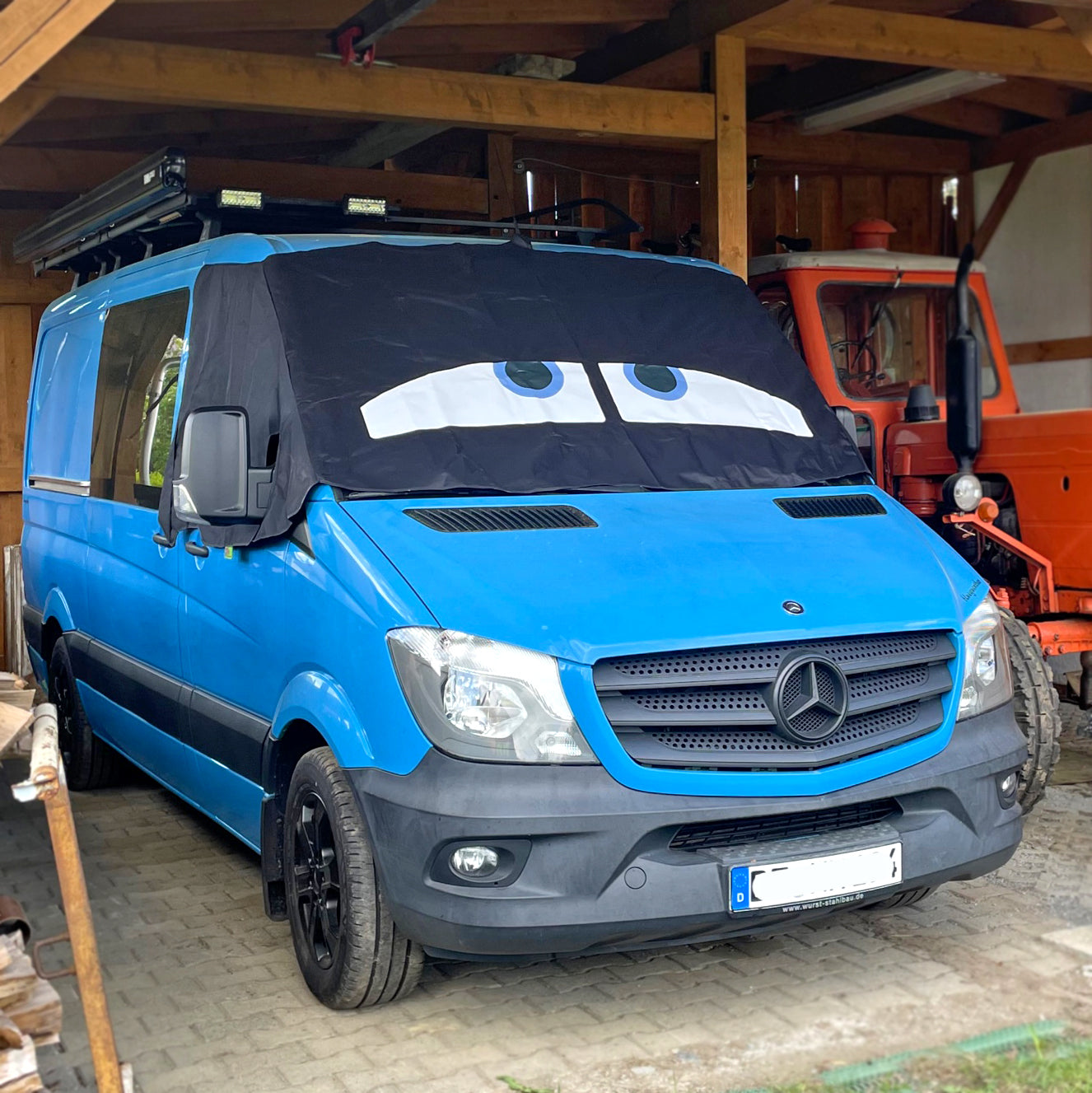 VW Crafter, Mercedes Sprinter Screen Cover Eyes - Danny