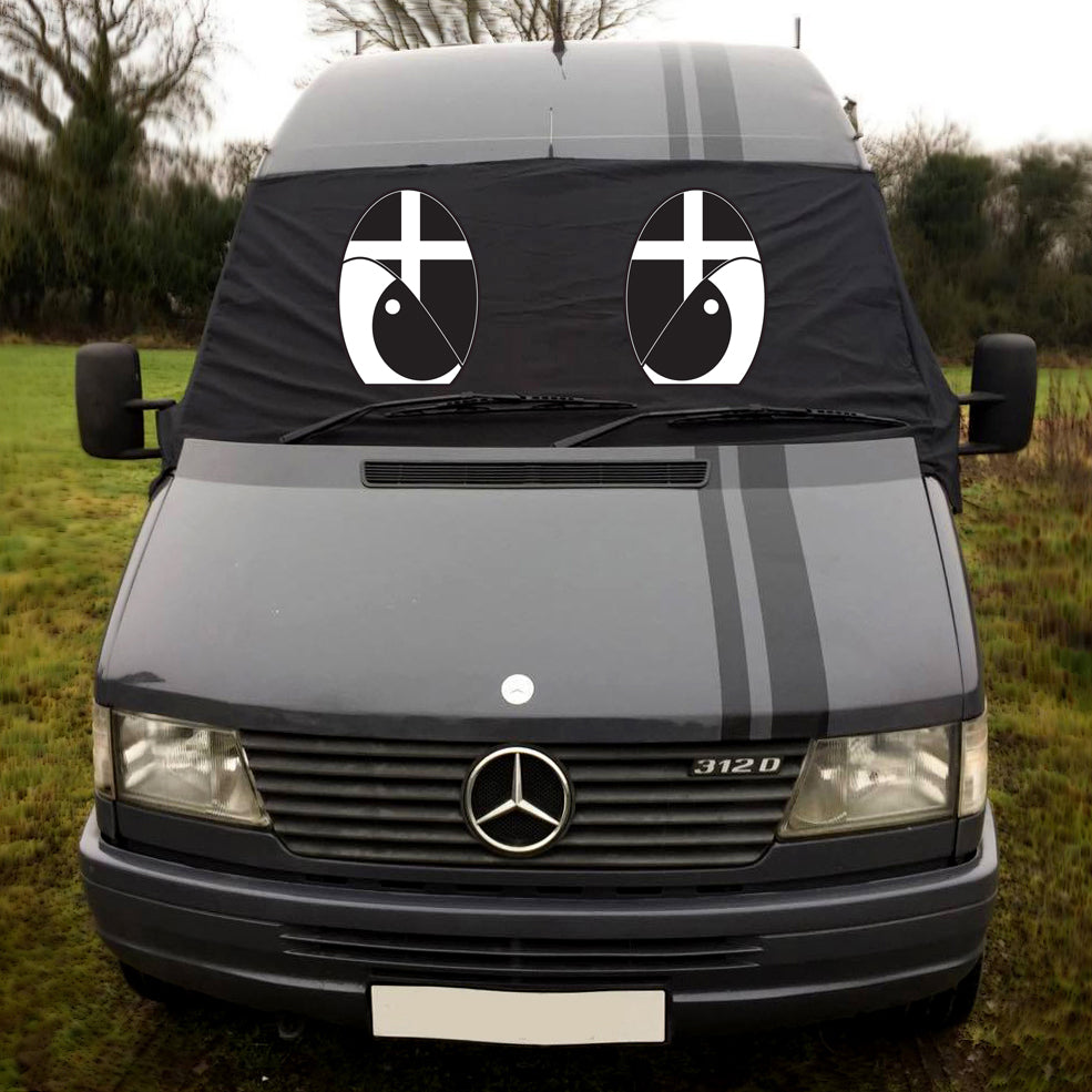 VW LT / Mercedes Sprinter 95-06 Screen Cover - Flag Eyes