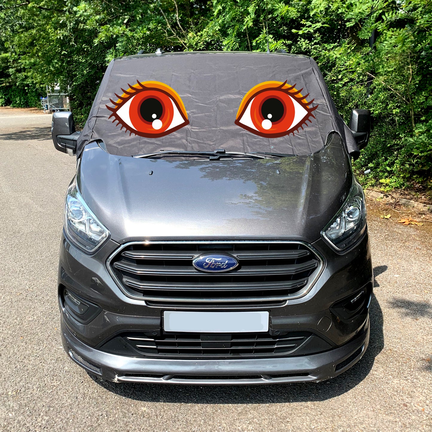 Ford Transit Custom Screen Wrap - Flo Eyes
