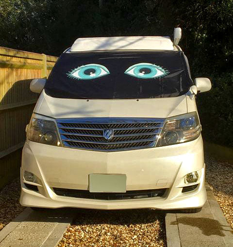 Toyota Alphard 2002 -2008 Screen Cover - Flo Eyes