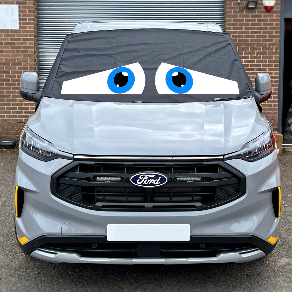 Ford Transit Custom 2 Screen Wrap - Sid Eyes