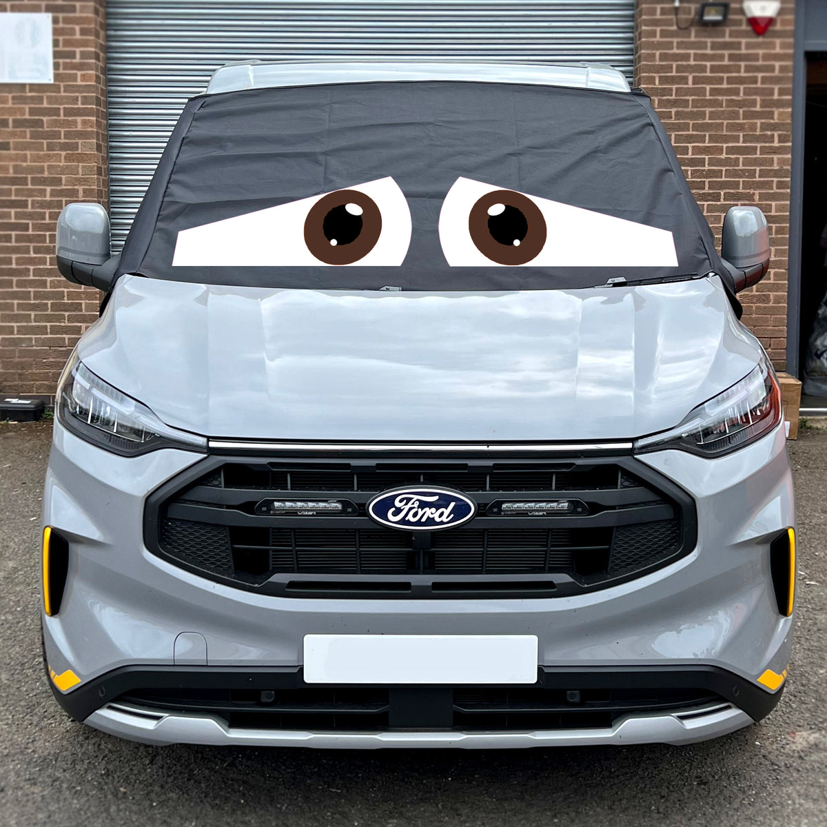 Ford Transit Custom 2 Screen Wrap - Sid Eyes
