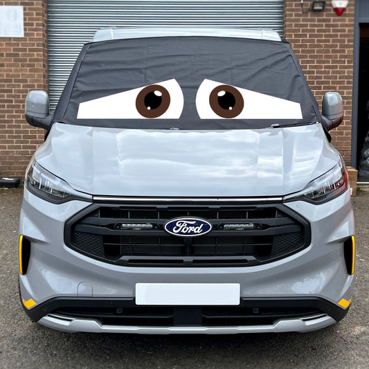Ford Transit Custom 2 Screen Wrap - Sid Eyes