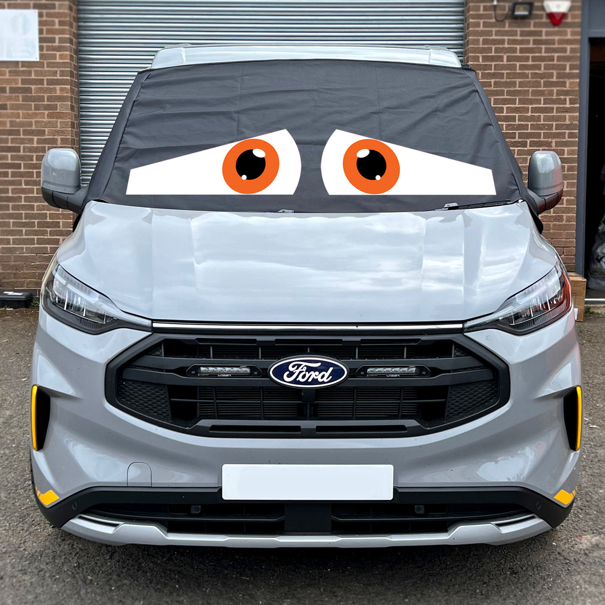 Ford Transit Custom 2 Screen Wrap - Sid Eyes