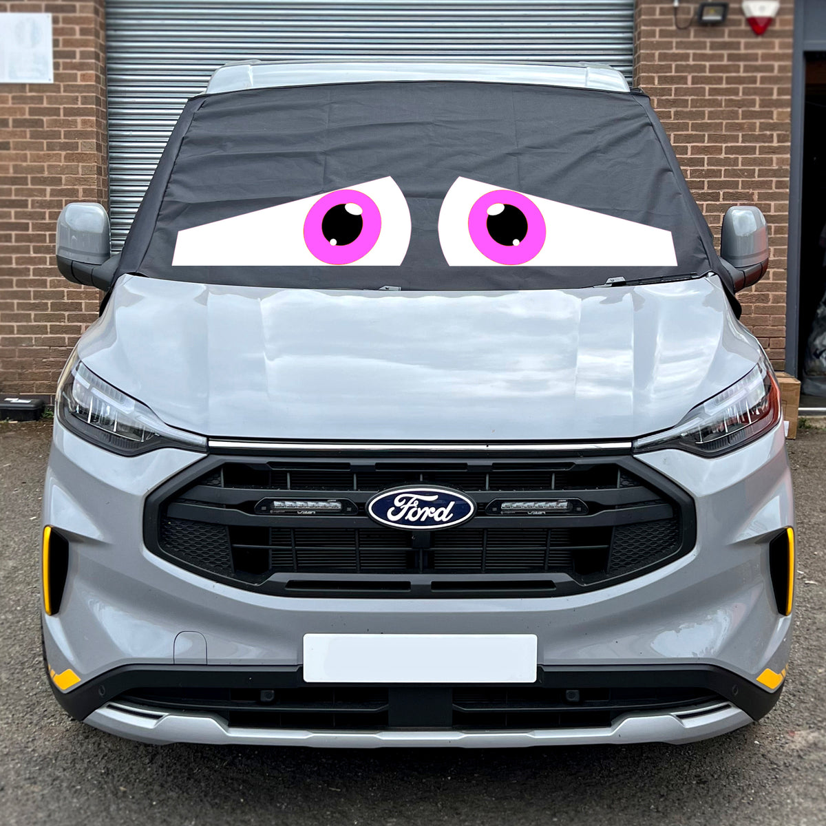 Ford Transit Custom 2 Screen Wrap - Sid Eyes
