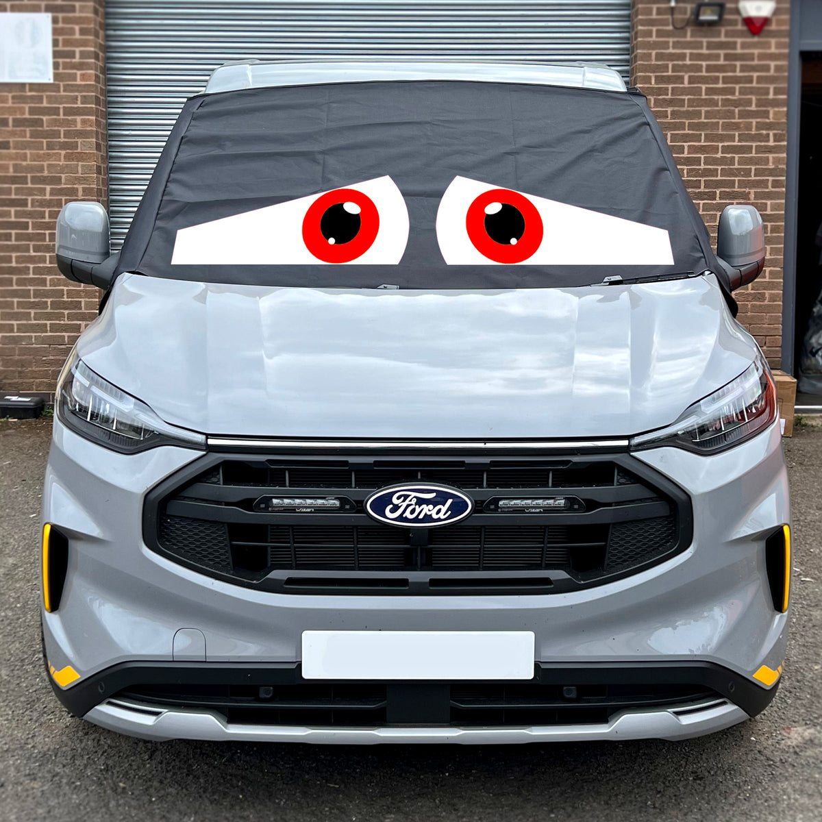 Ford Transit Custom 2 Screen Wrap - Sid Eyes