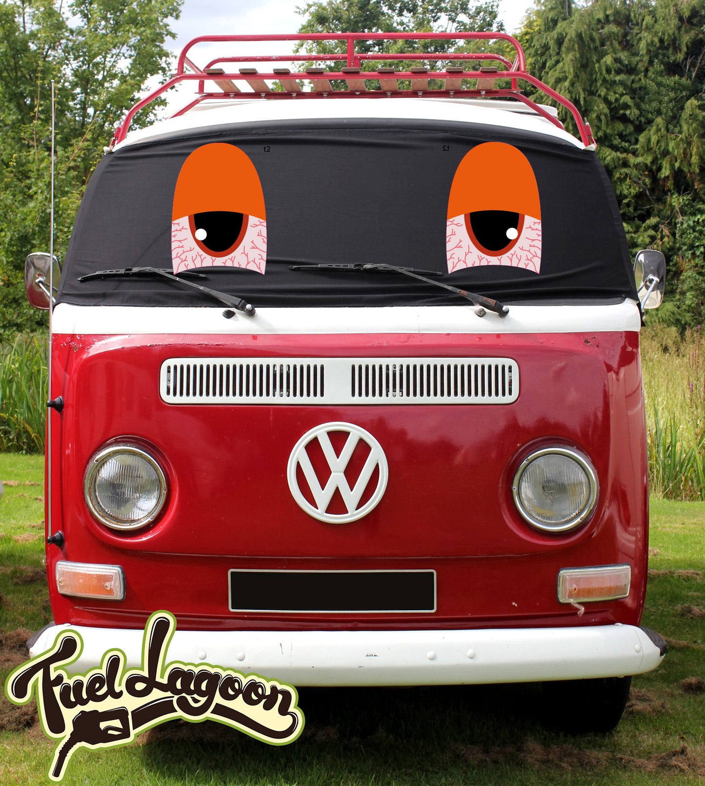 T2 Screen Wrap - Blaze Eyes