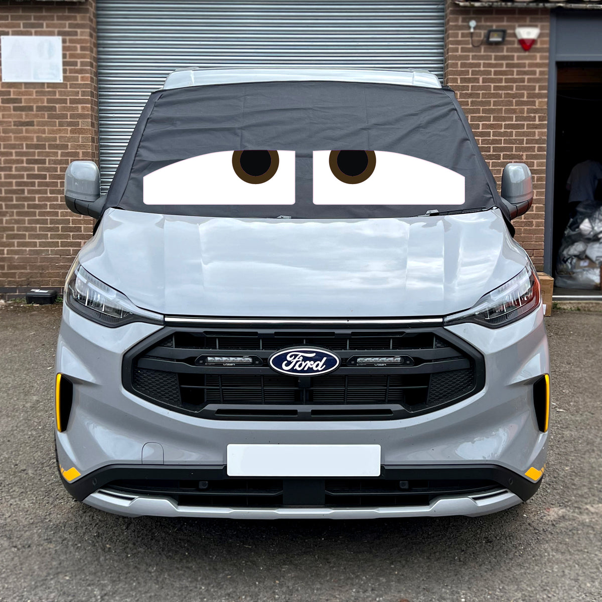 Ford Transit Custom 2 Screen Wrap - Danny Eyes