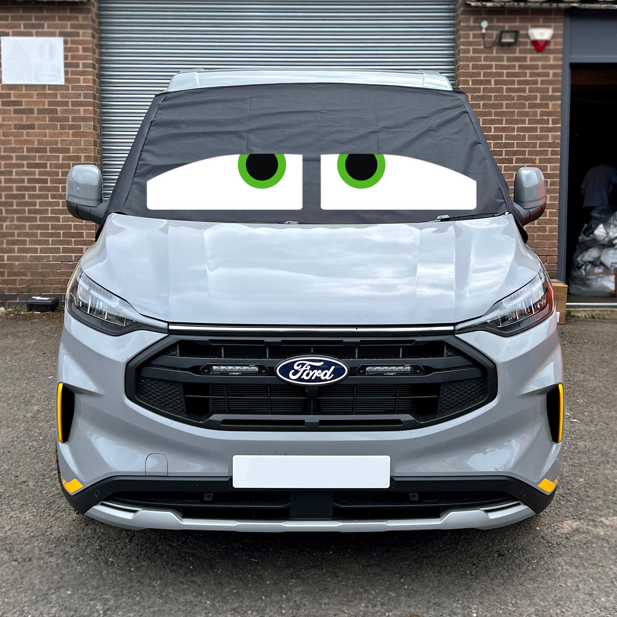 Ford Transit Custom 2 Screen Wrap - Danny Eyes