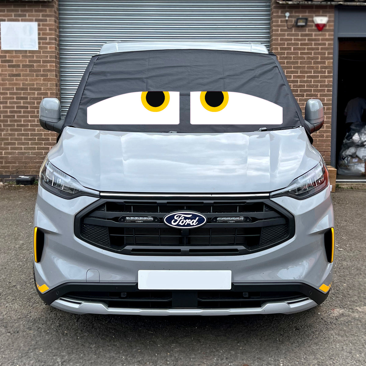 Ford Transit Custom 2 Screen Wrap - Danny Eyes