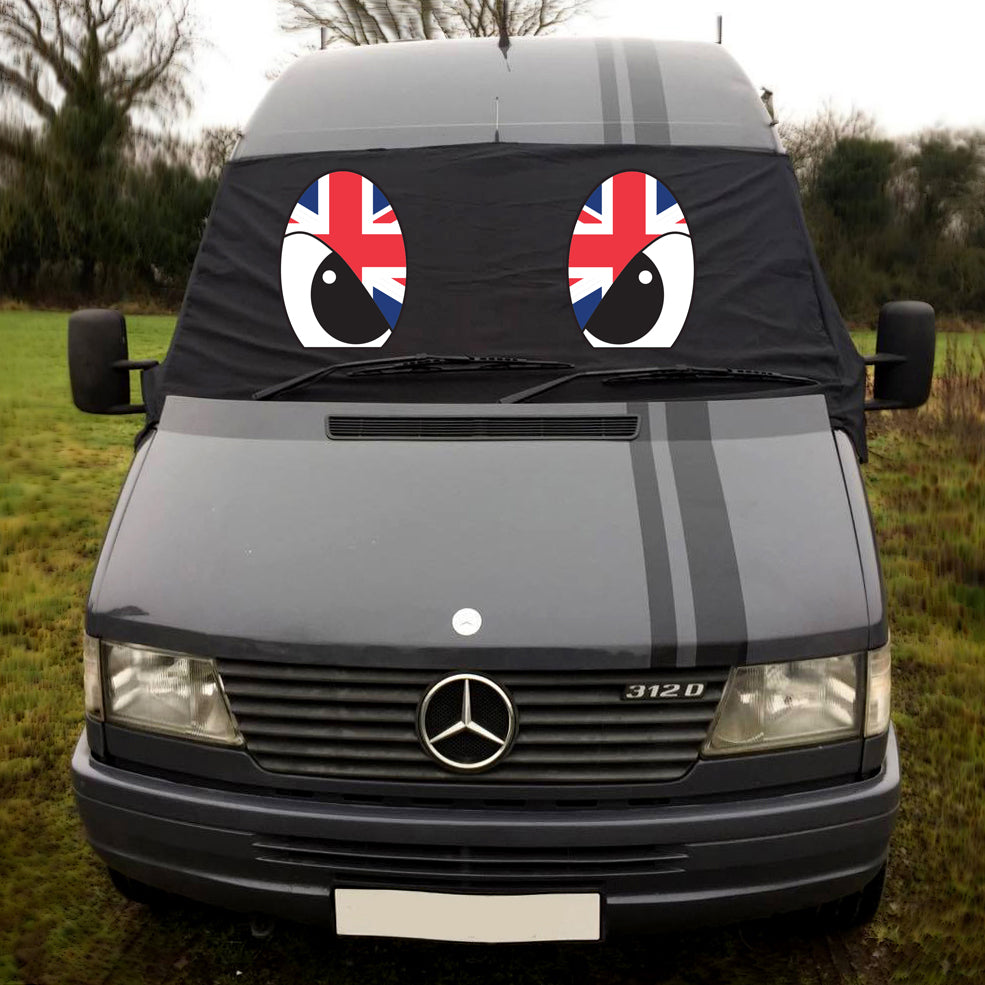 VW LT / Mercedes Sprinter 95-06 Screen Cover - Flag Eyes