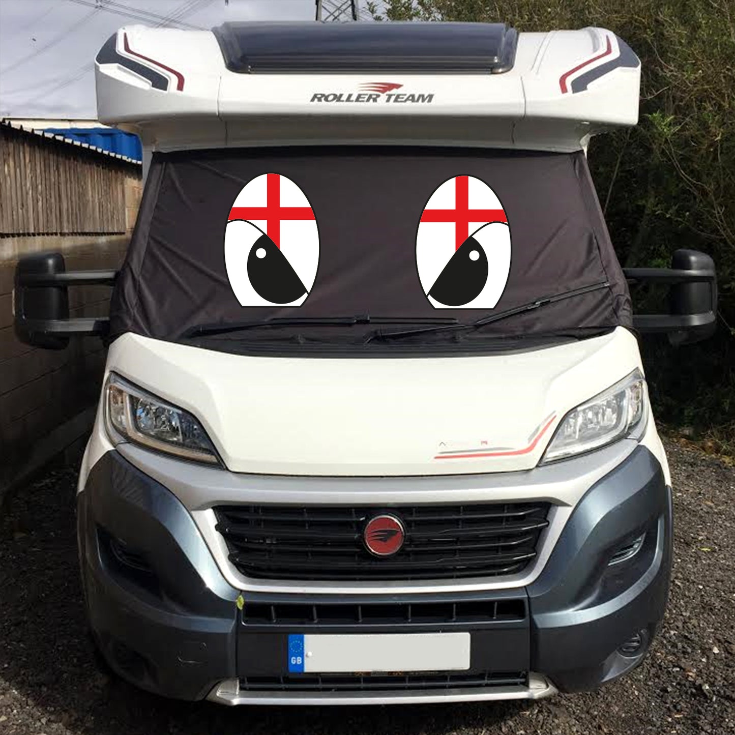 Ducato, Boxer, Relay Motorhome Screen Wrap - Flag Eyes