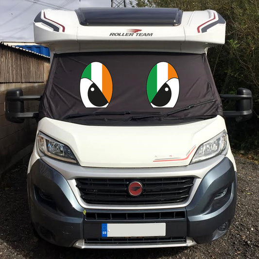 Ducato, Boxer, Relay Motorhome Screen Wrap - Flag Eyes