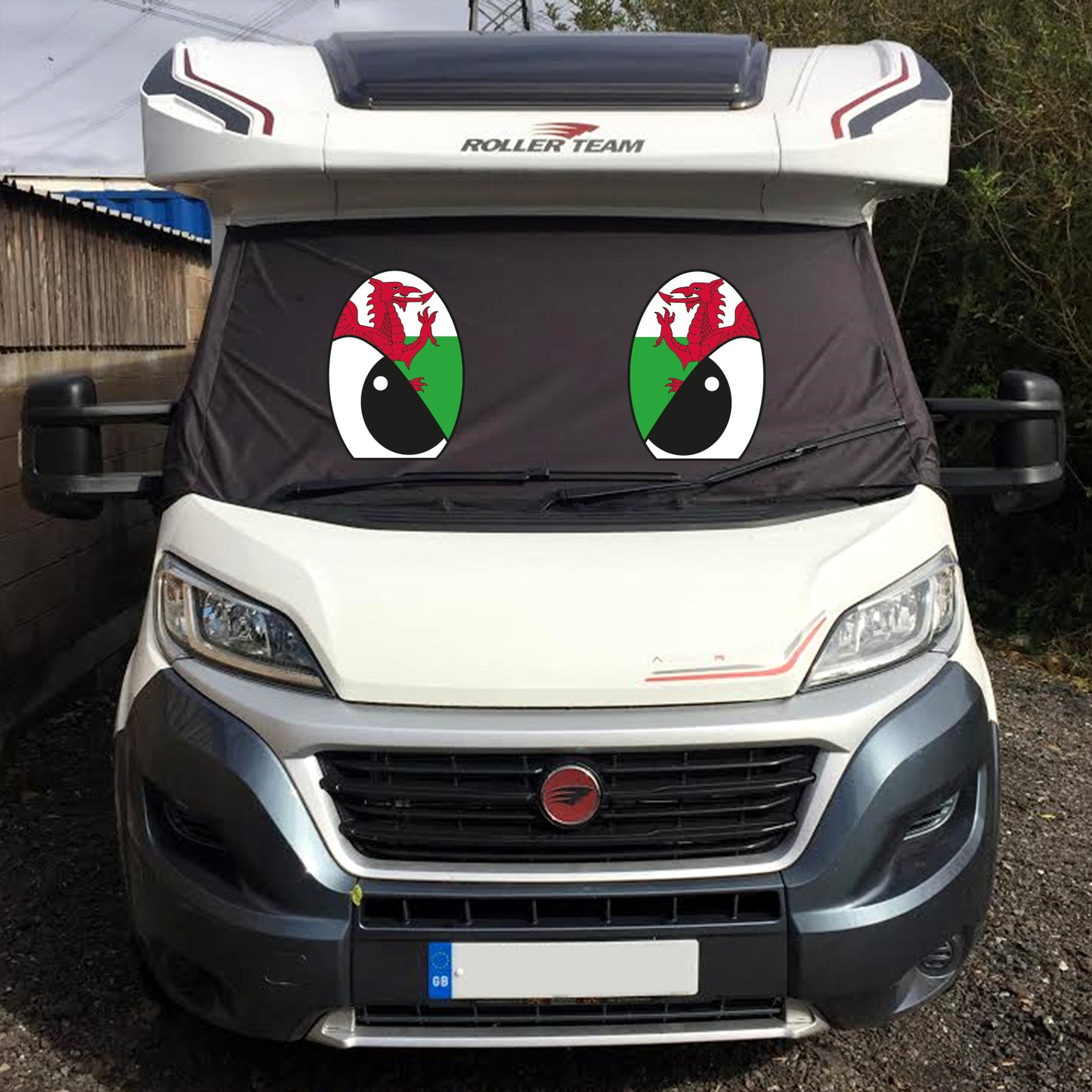 Ducato, Boxer, Relay Motorhome Screen Wrap - Flag Eyes