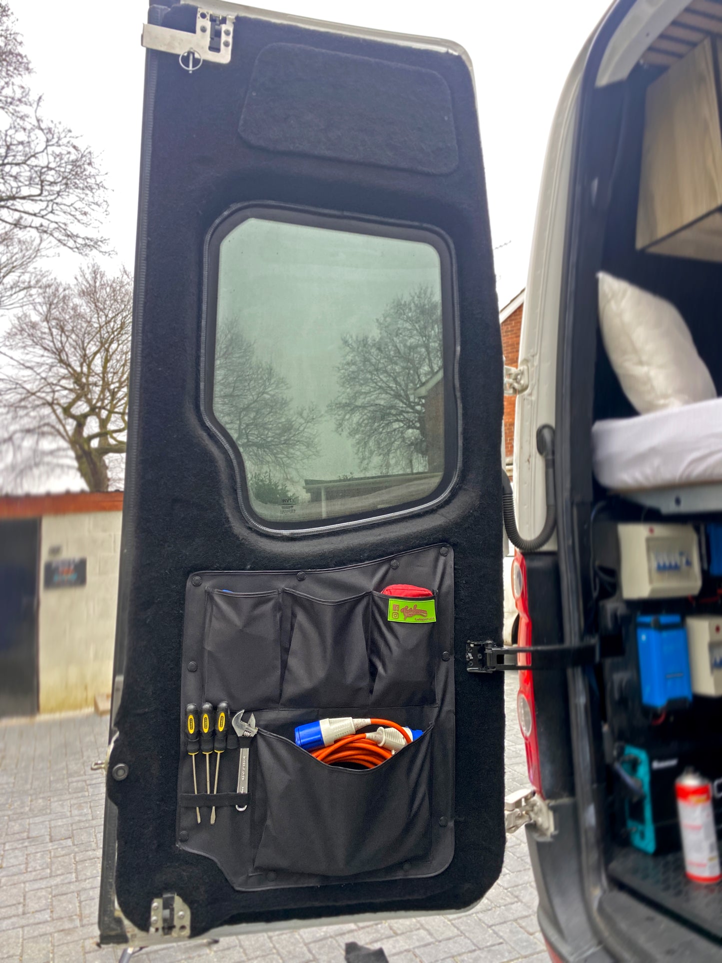 Crafter / Sprinter 06-17 Barn Door Storage Pocket Organisers