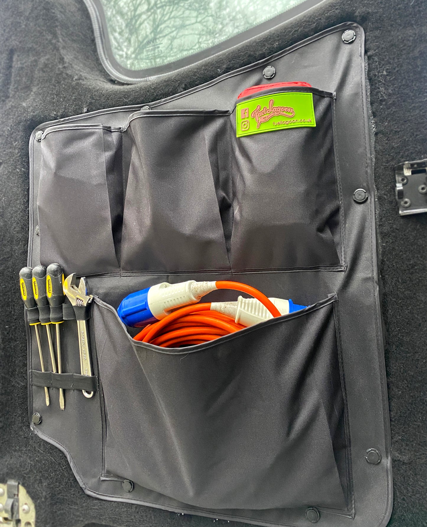 Crafter / Sprinter 06-17 Barn Door Storage Pocket Organisers