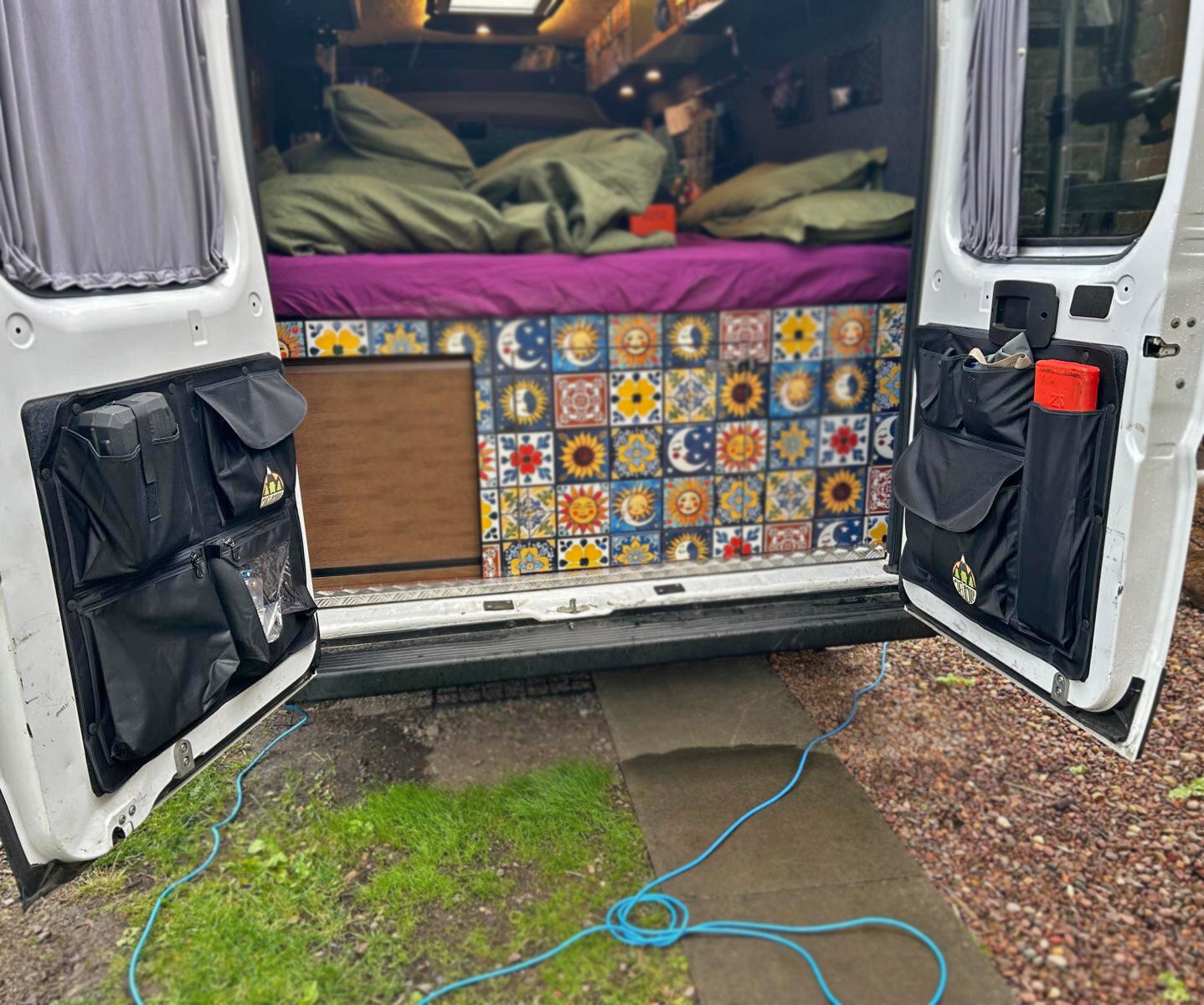 Fiat Ducato / Peugeot Boxer 2006+ Barn Door Storage Pocket Organiser