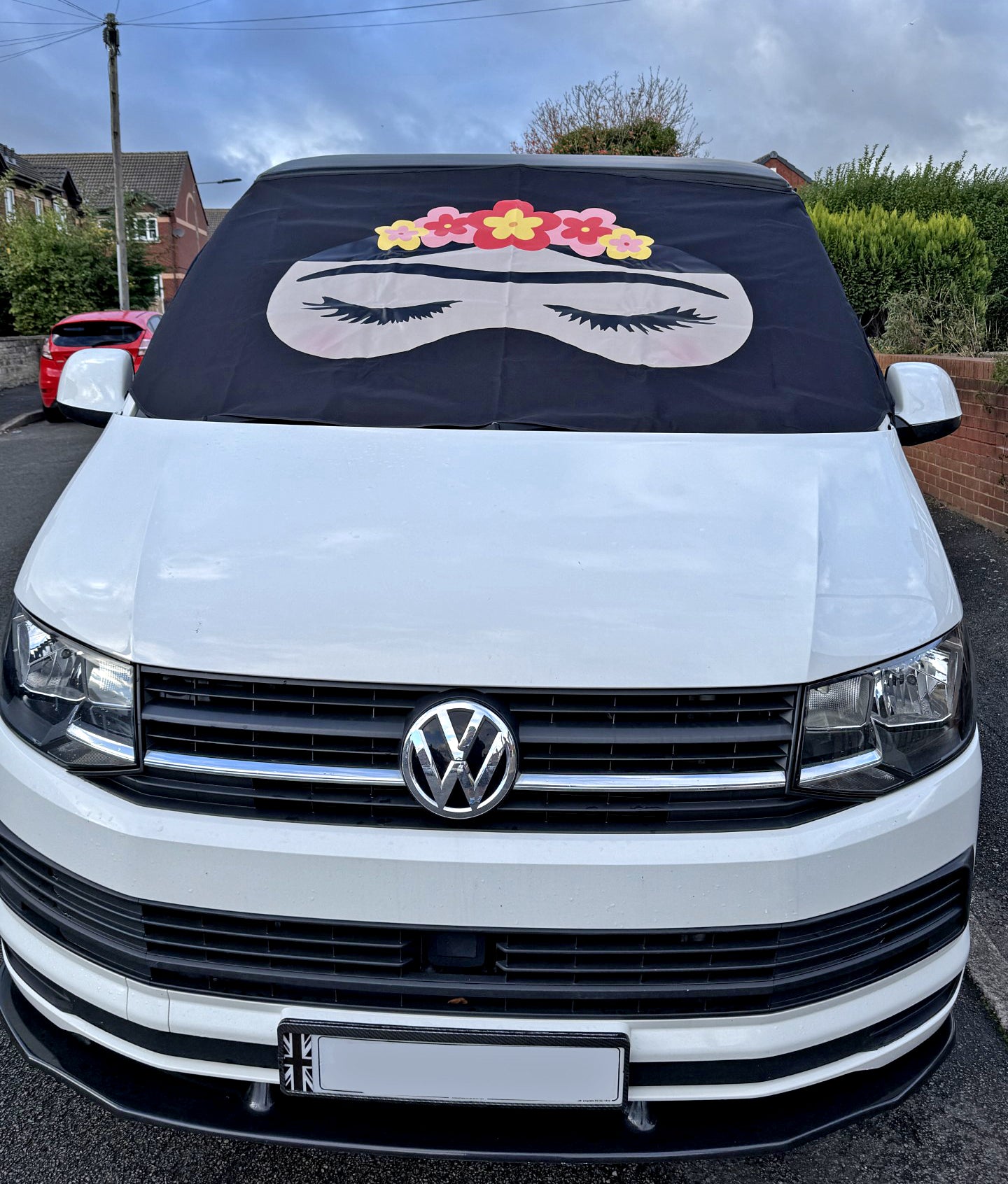 VW Transporter Screen Wrap - Eye Mask Designs