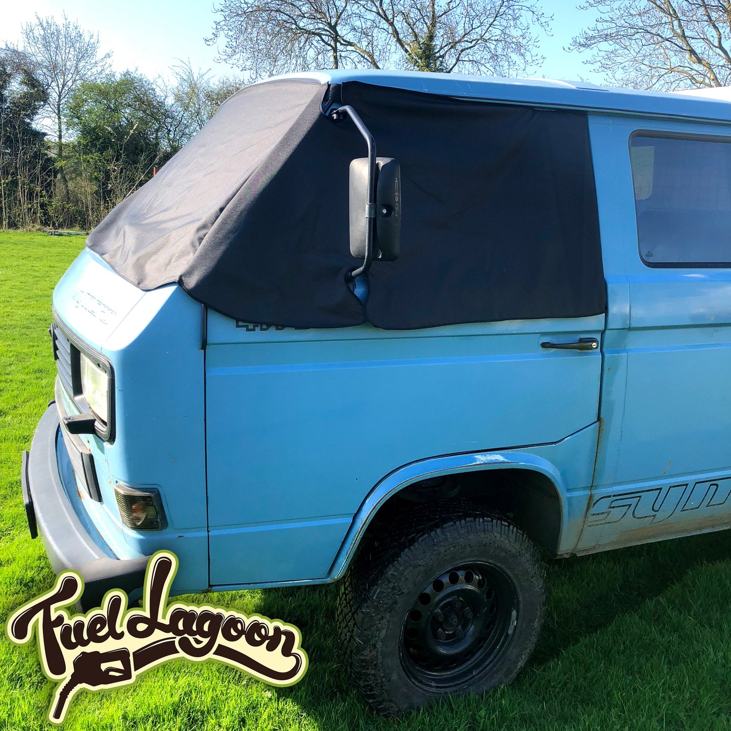 T25 (with TRUCK MIRRORS) Screen Wrap - Rocky Eyes