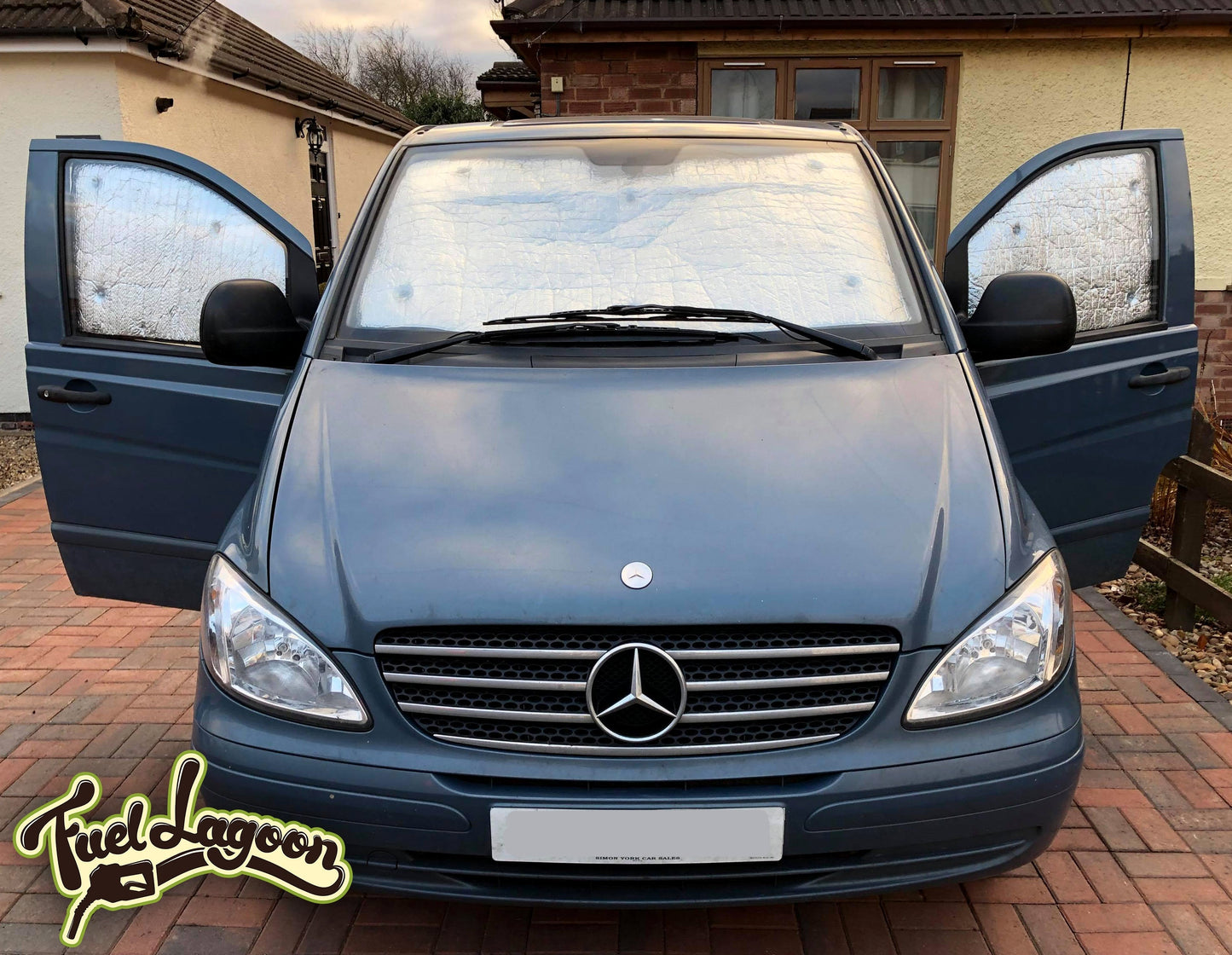 Mercedes Benz Vito 639 -  6p Full Set Thermal Blinds