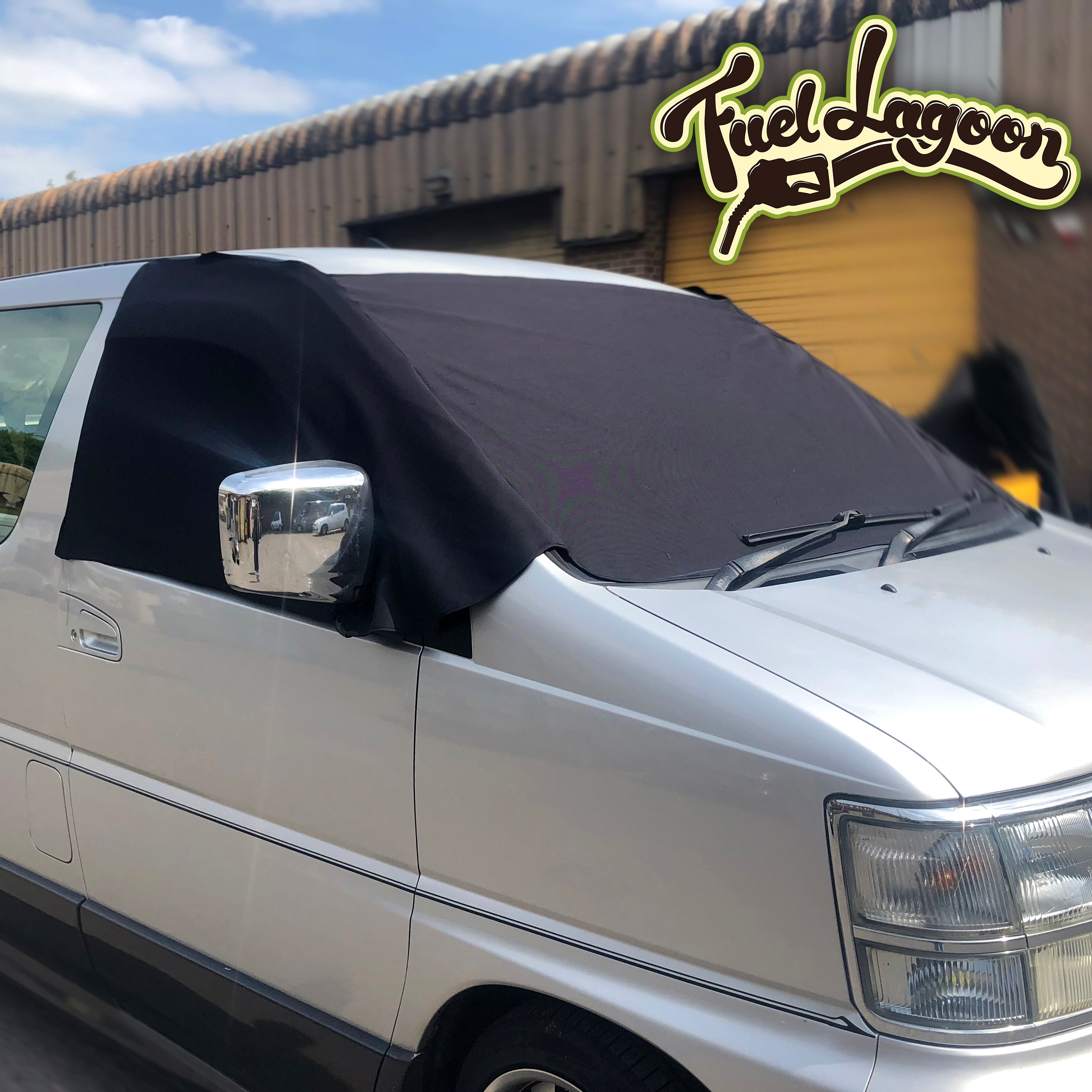 UK Custom Covers Frost Screen Cover For Nissan Elgrand E51 (2002-2010) Grey