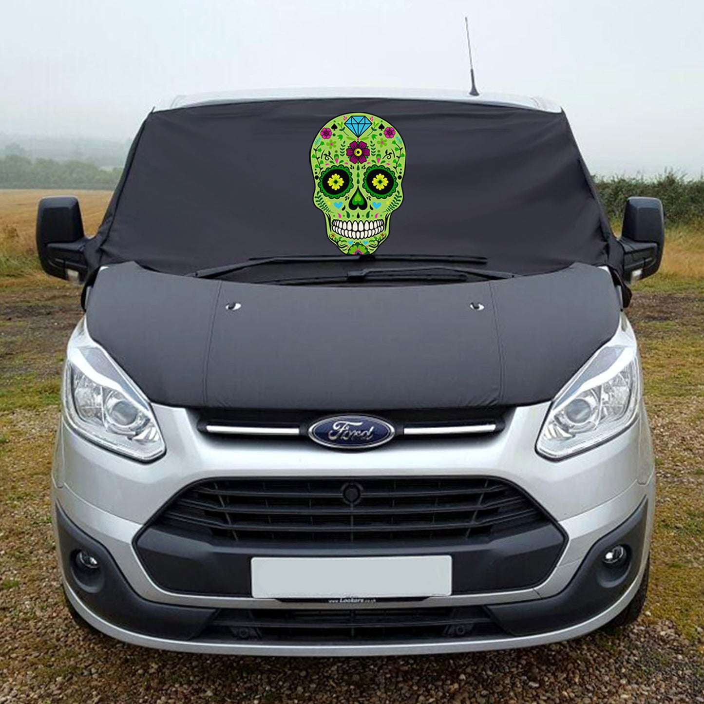 Ford Transit Custom Screen Wrap - Sugar Skull