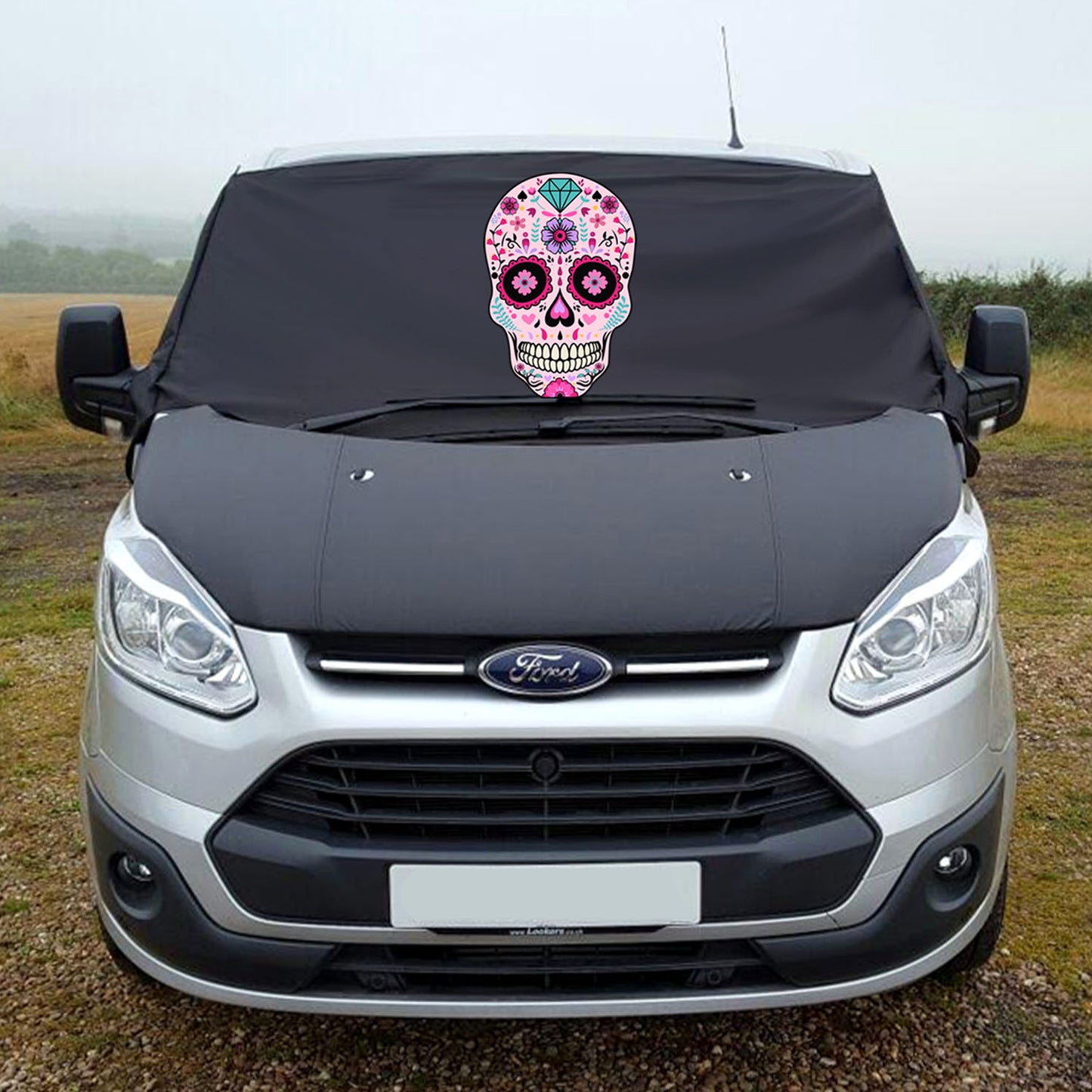 Ford Transit Custom Screen Wrap - Sugar Skull